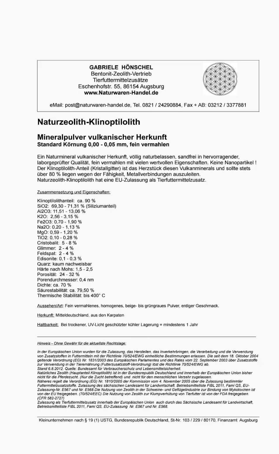 ZEOLIT MICRO-ACTIV Klinoptilolit mikronizovaný prášok 250g